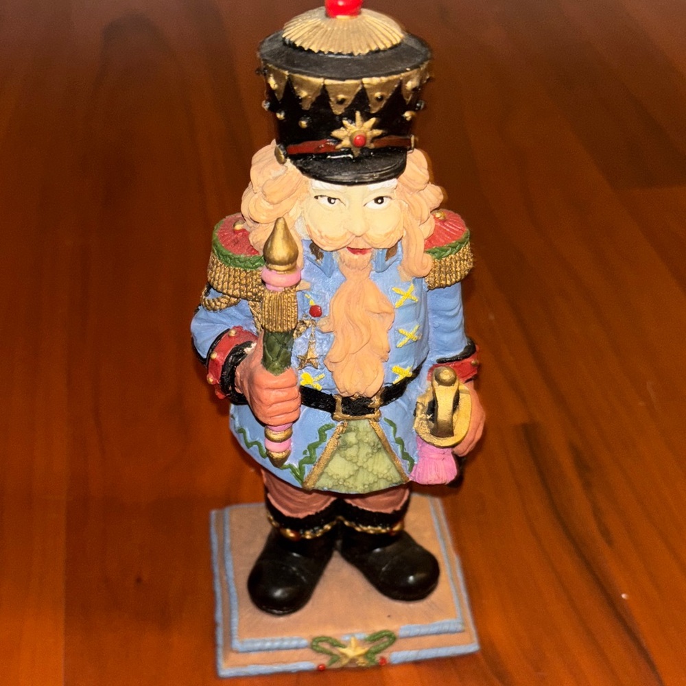 Festive Nutcracker Soldier Figurine - Multicolor